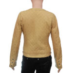 New Women Quilted Leather Jacket - Image 5