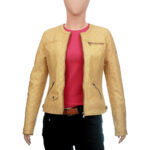 New Women Quilted Leather Jacket - Image 2