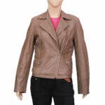 Dalby Leather Biker Jacket - Image 3