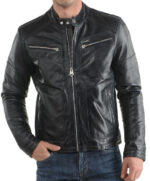 Men Lambskin Genuine Leather Jacket