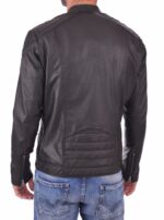 Motorcycle New Mens Slim fit Leather Jacket - Image 2
