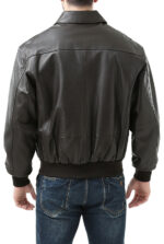 Landing Leathers Men's Air Force A-2 Leather Flight Bomber Jacket - Image 4