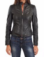 Women Lambskin Genuine Leather Jacket