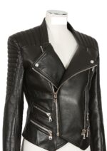 Womens Genuine Lambskin Motorcycle Leather Jacket