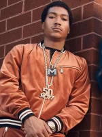 Lil Meech Yellow Hooded Jacket BMF