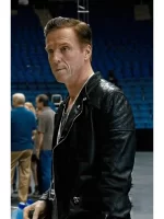 Damian Lewis Leather Jacket Billions - Image 3