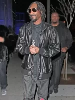 Snoop Dogg Black Leather Jacket - Image 2