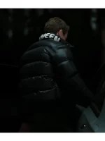 Brayden Weston Black Puffer Jacket Power Book II Ghost S02 - Image 2