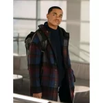 Tariq St. Patrick Power Book II Ghost Long Plaid Coat - Image 2