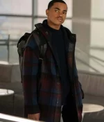 Tariq St. Patrick Power Book II Ghost Long Plaid Coat