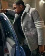 Tariq St. Patrick Shearling Coat Power Book II Ghost S03 - Image 3