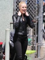 Evan Rachel Wood Westworld S03 Leather Jacket - Image 4